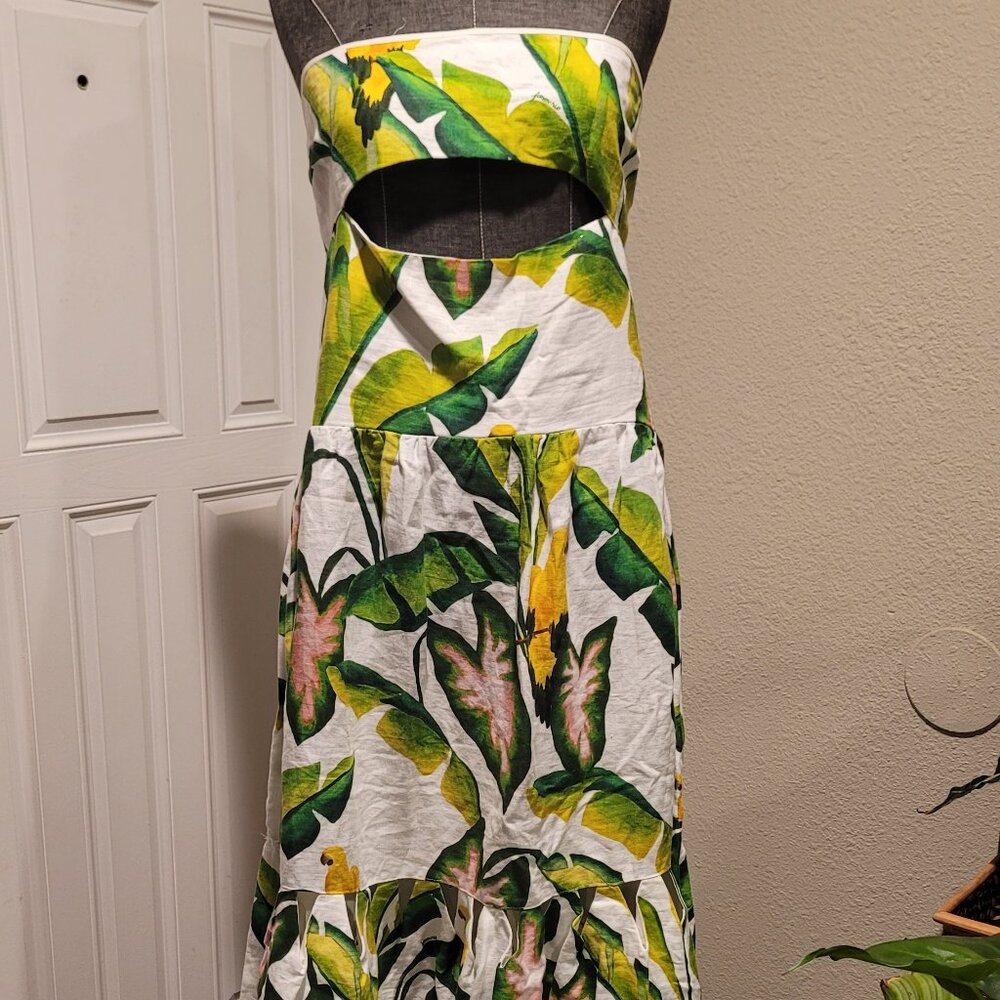 Farm Rio Strapless Dress